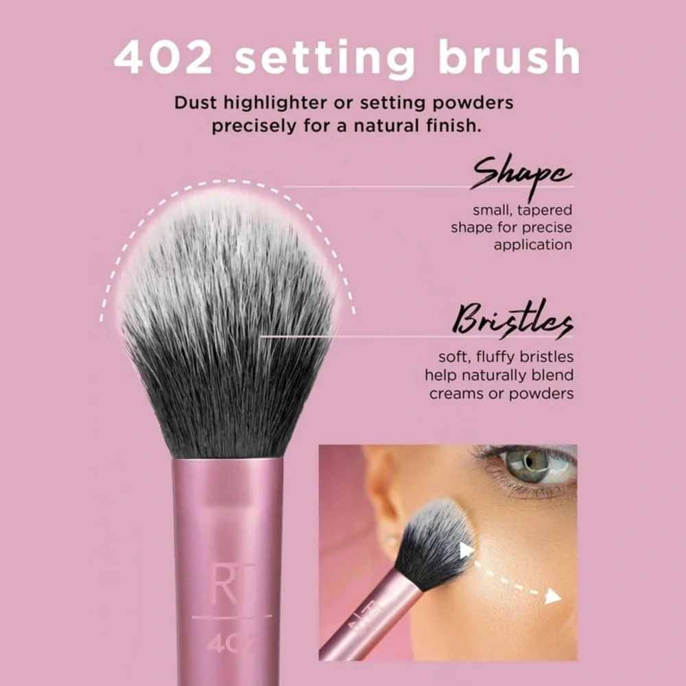 Real Techniques Makeup Brush Setting & Highlighting Cheek brush - Picture 2 of 8